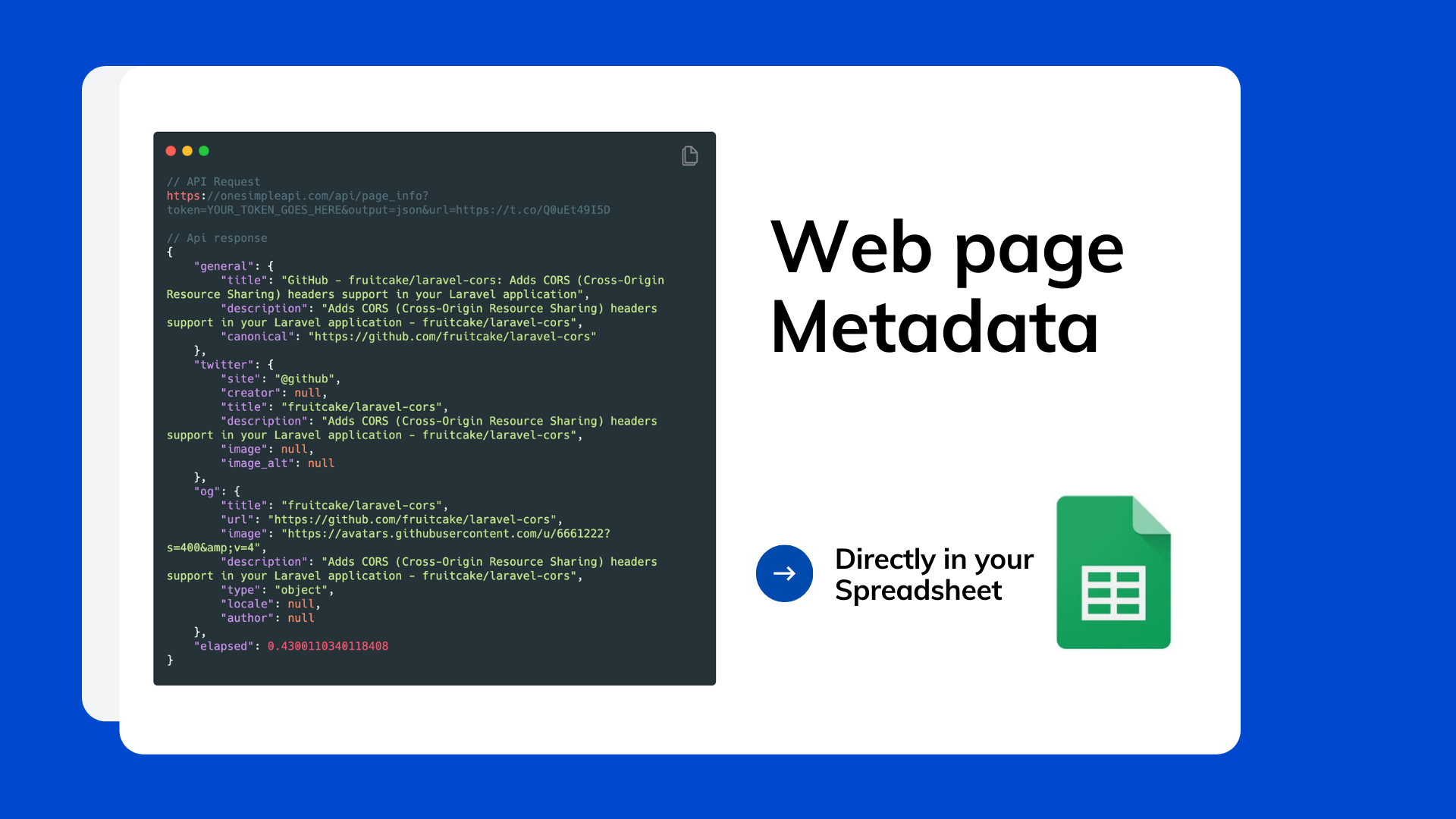 OneSimpleApi.com gallery image