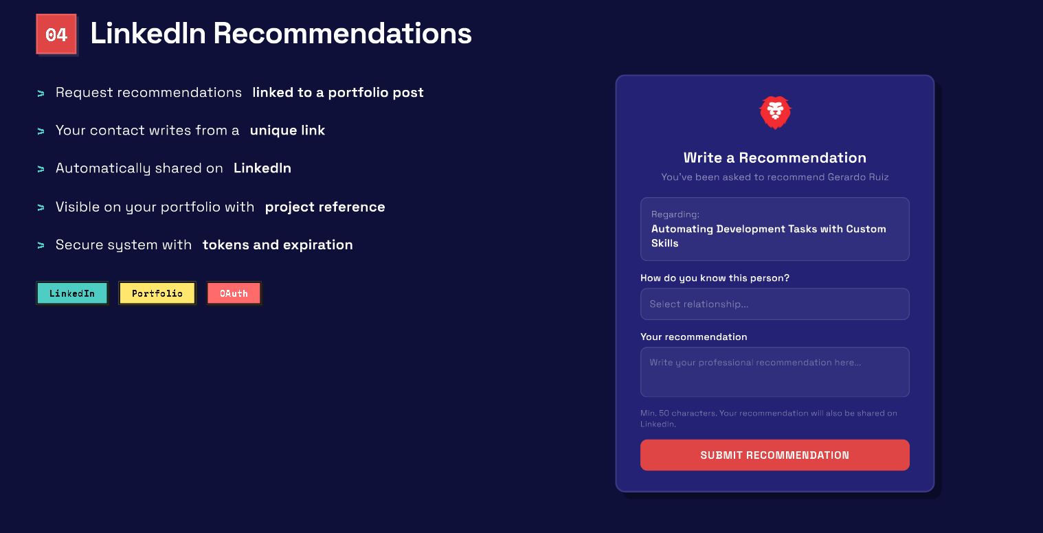 Gitvlg.com - Screenshot 5 showing product features and functionality