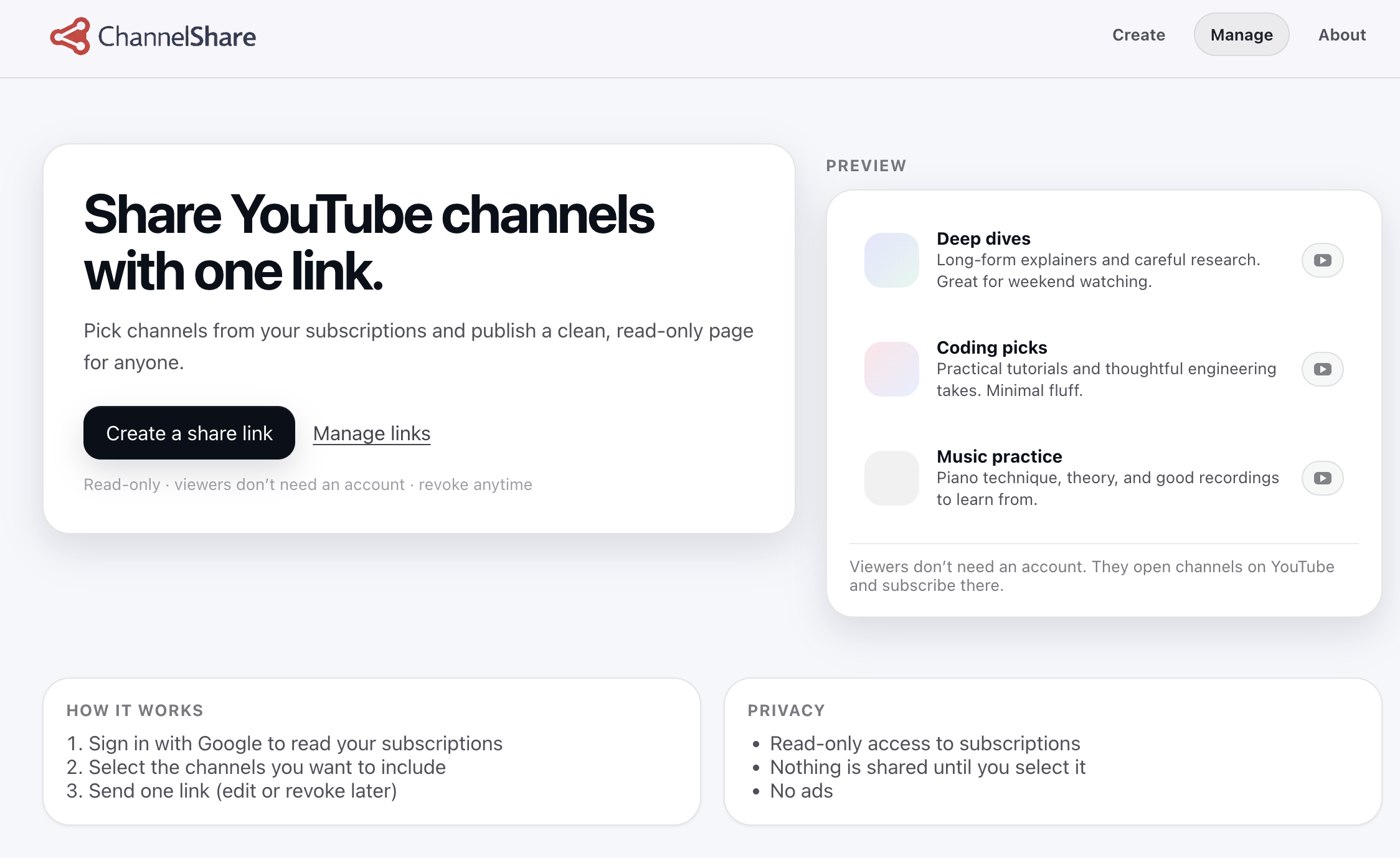 ChannelShare - Screenshot 2 showing product features and functionality