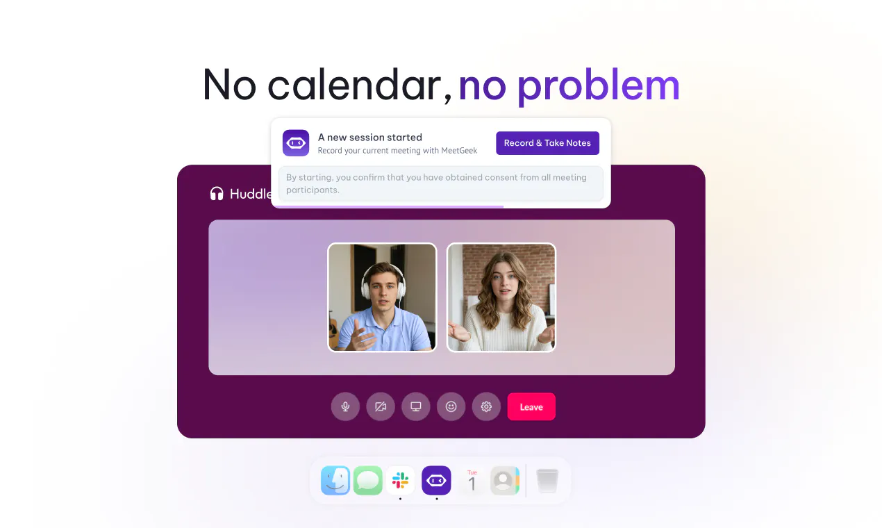 MeetGeek Desktop App 2.0 gallery image