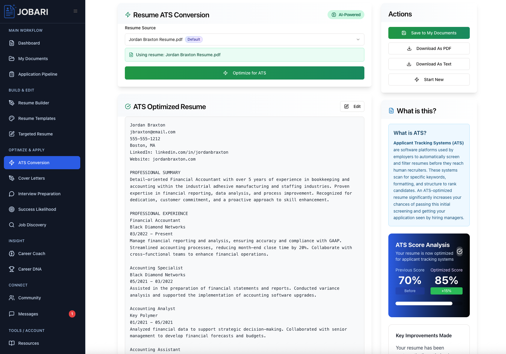 Jobari - Tools for a Smarter Job Search gallery image