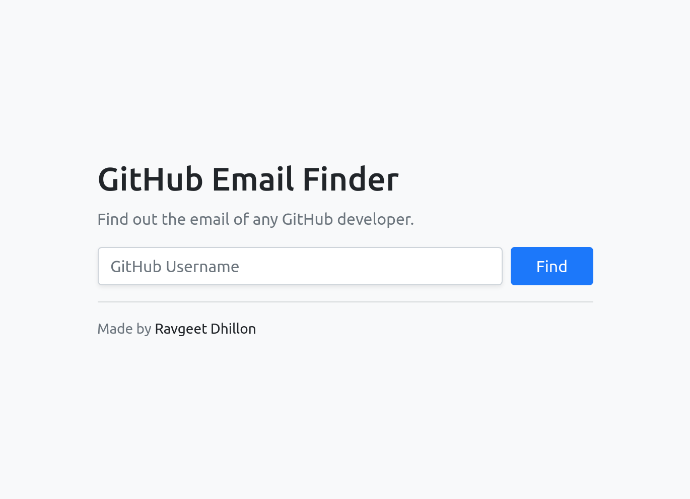 GitHub Email Finder gallery image