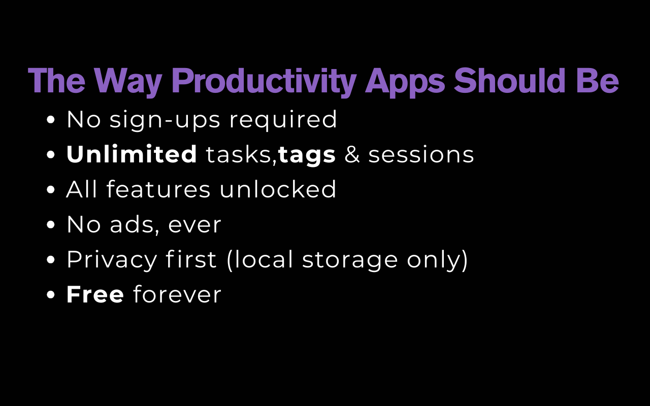 SprintFocus - Screenshot 5 showing product features and functionality