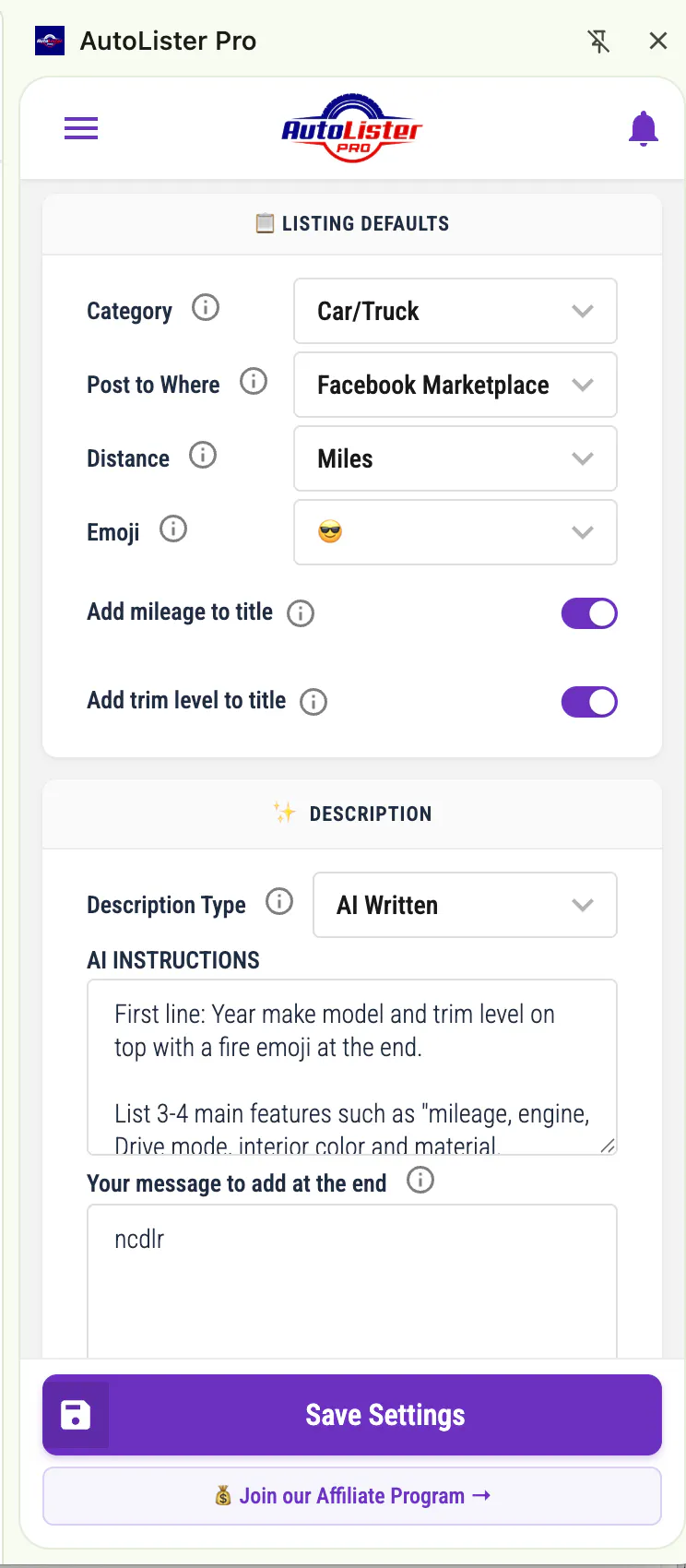 AutoLister Pro gallery image