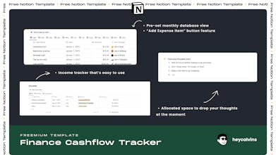 Finance Cashflow Tracker gallery image