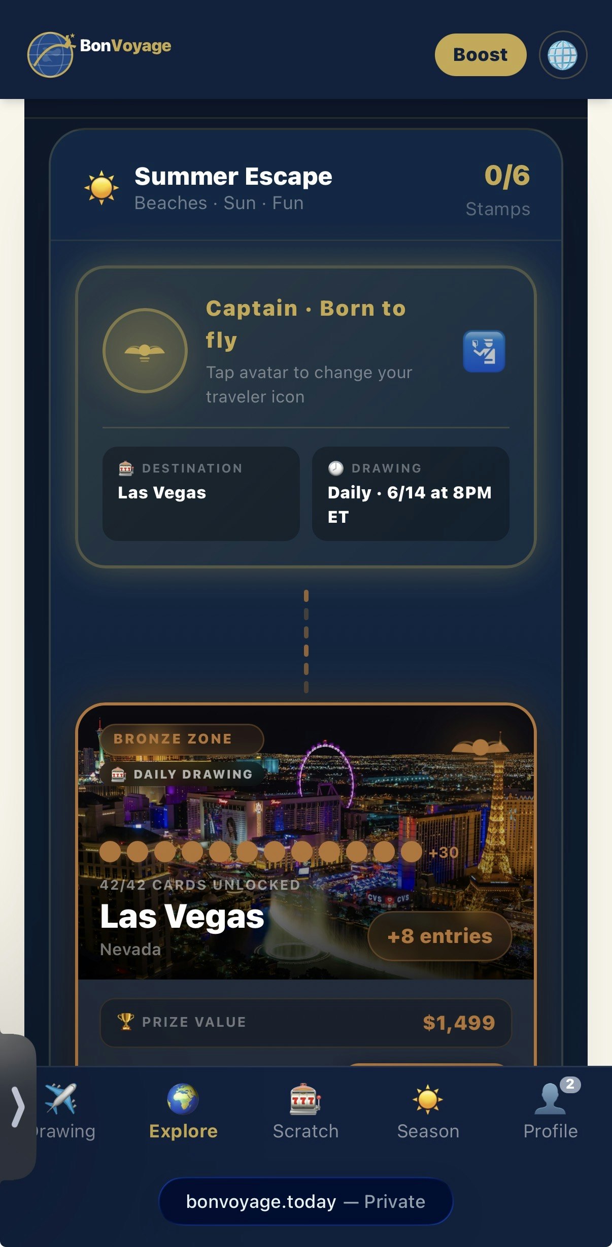 BonVoyage — Win a Vacation Every Day gallery image