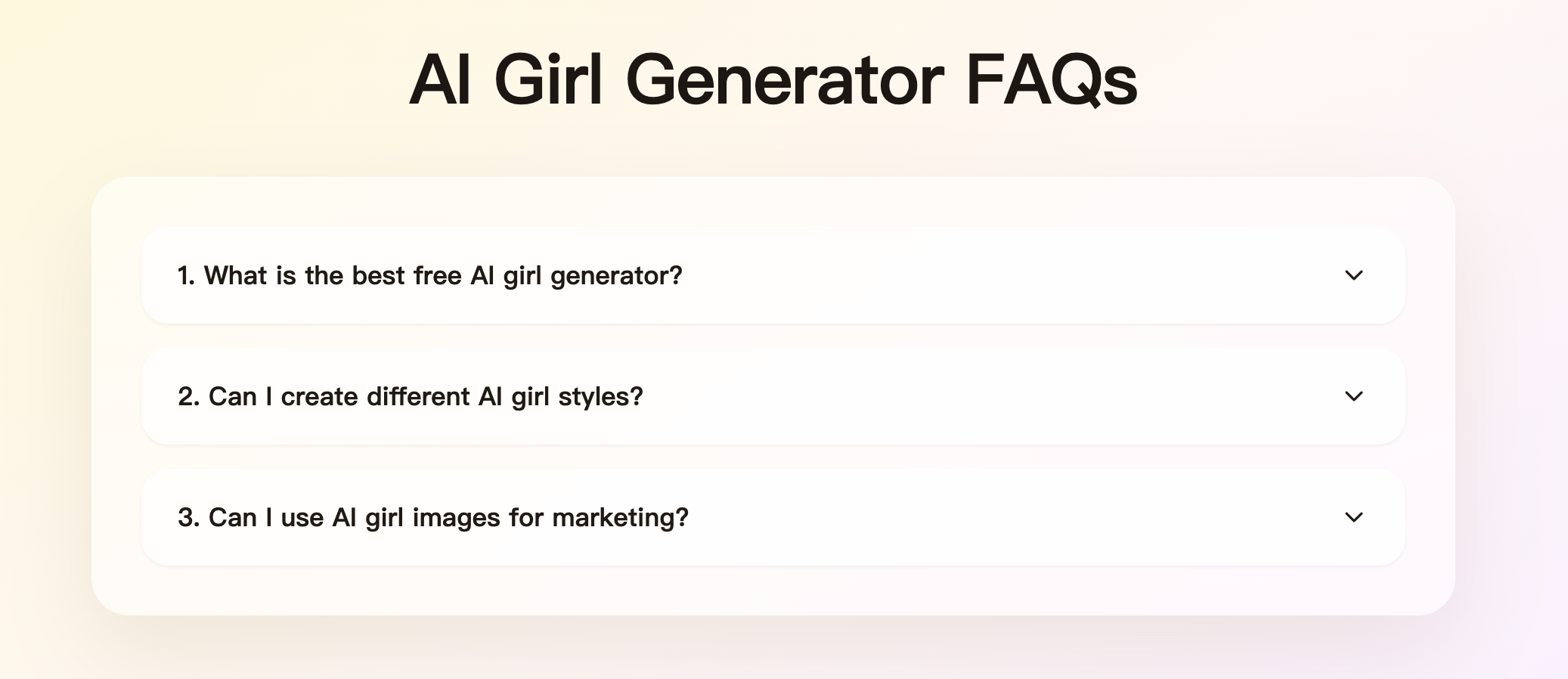 AI Girl Generator gallery image