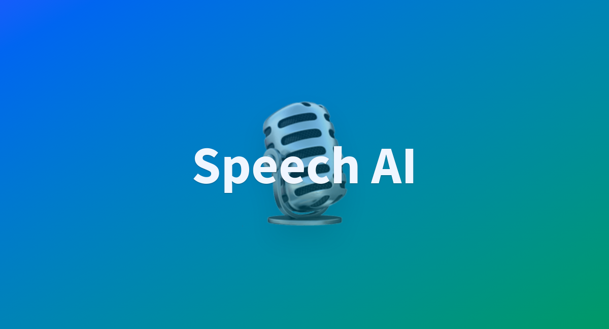Speech AI Platform - Main product screenshot demonstrating key features and user interface