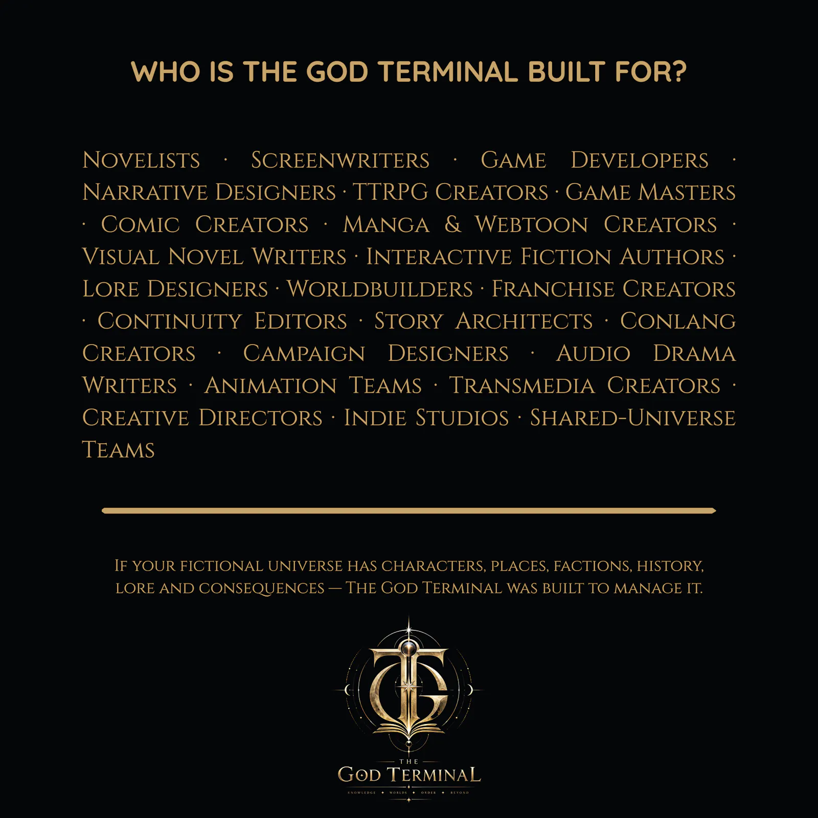 The God Terminal screenshot 1