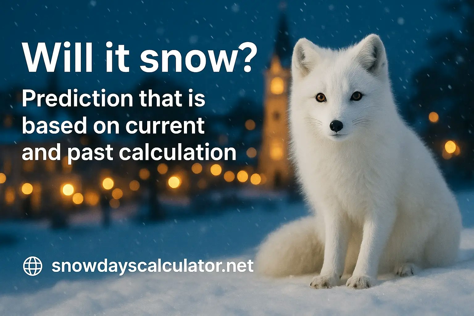 Média Calculatrice des jours de neige - Prédire s'il neige demain 1