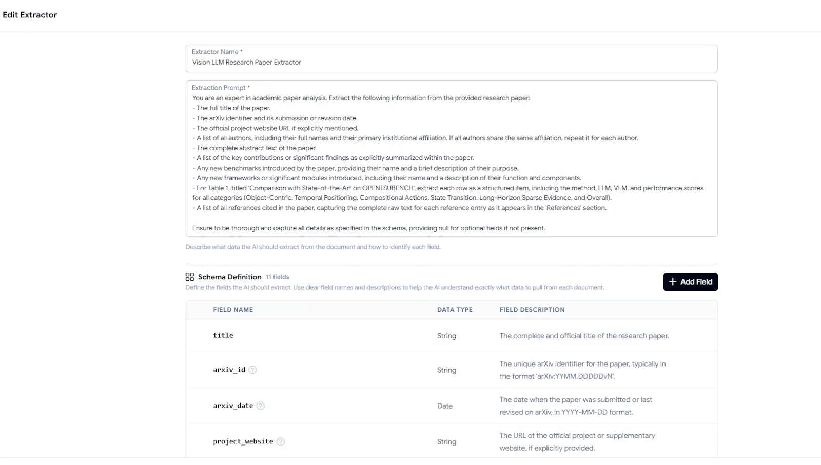 Turn any document into structured data screenshot 4