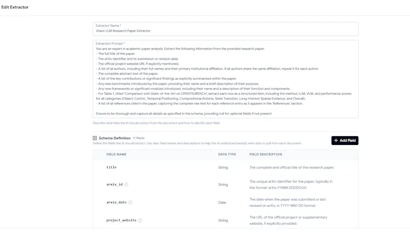 Turn any document into structured data screenshot 4