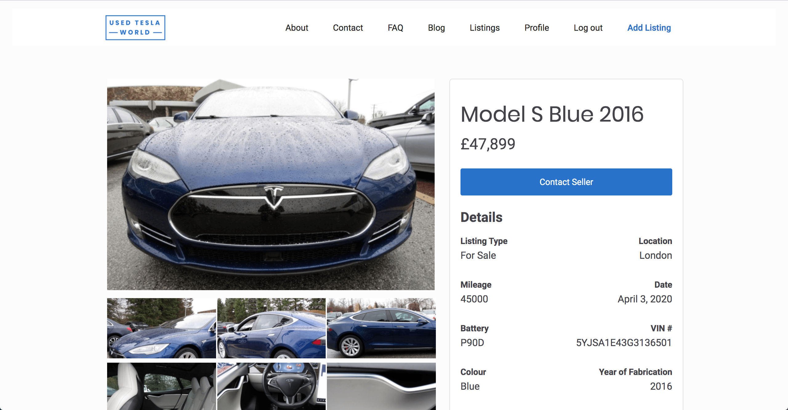 UsedTeslaWorld - Sell a Tesla in the UK. gallery image
