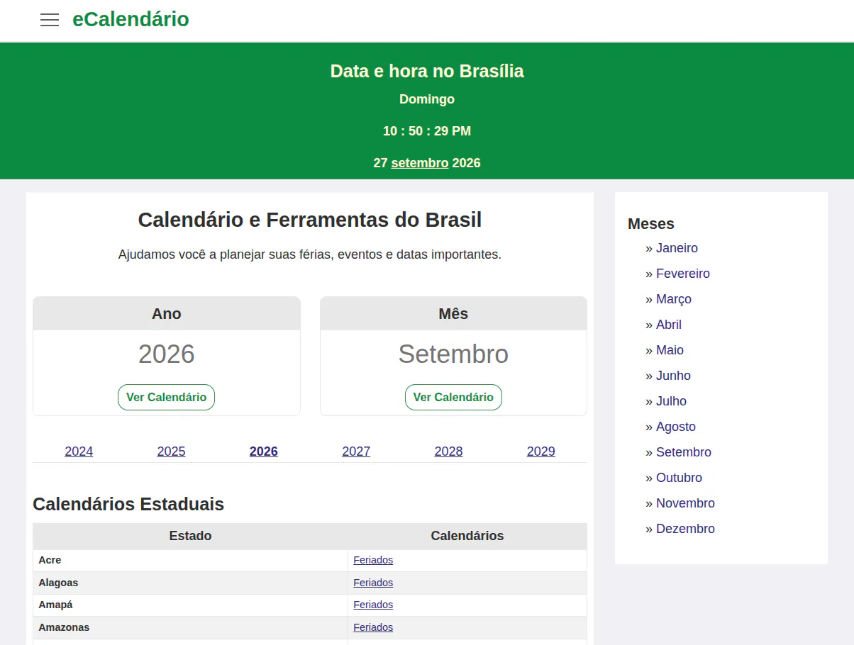 eCalendário gallery image