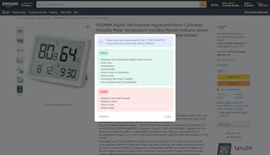 Amazon reviews summarizer gallery image