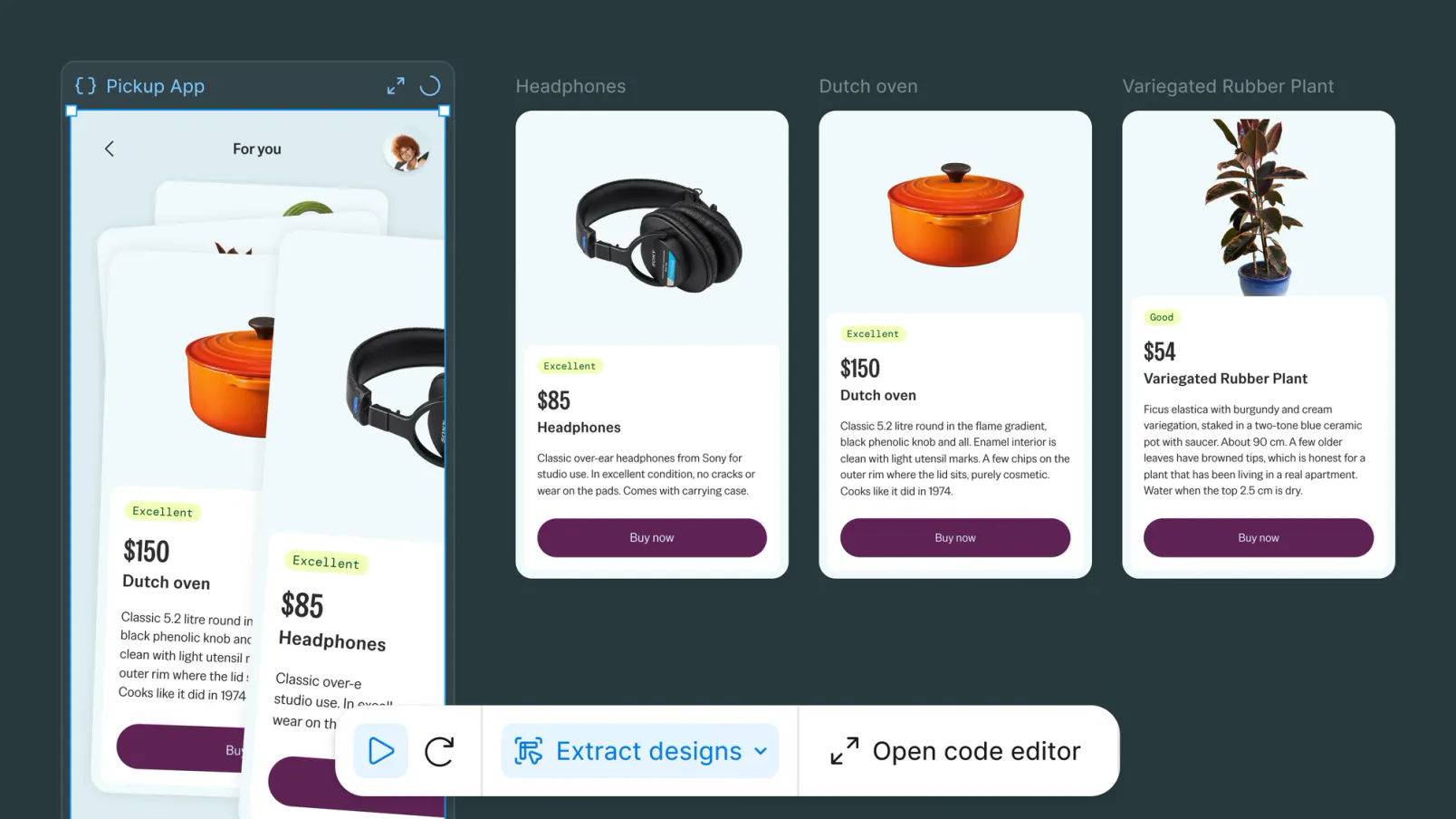 Figma code layers gallery image