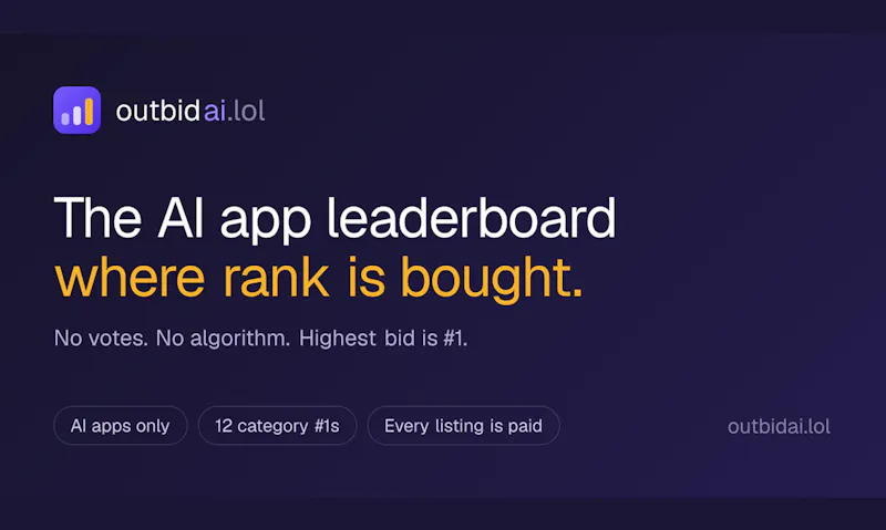 Outbid for AI Tools screenshot 1