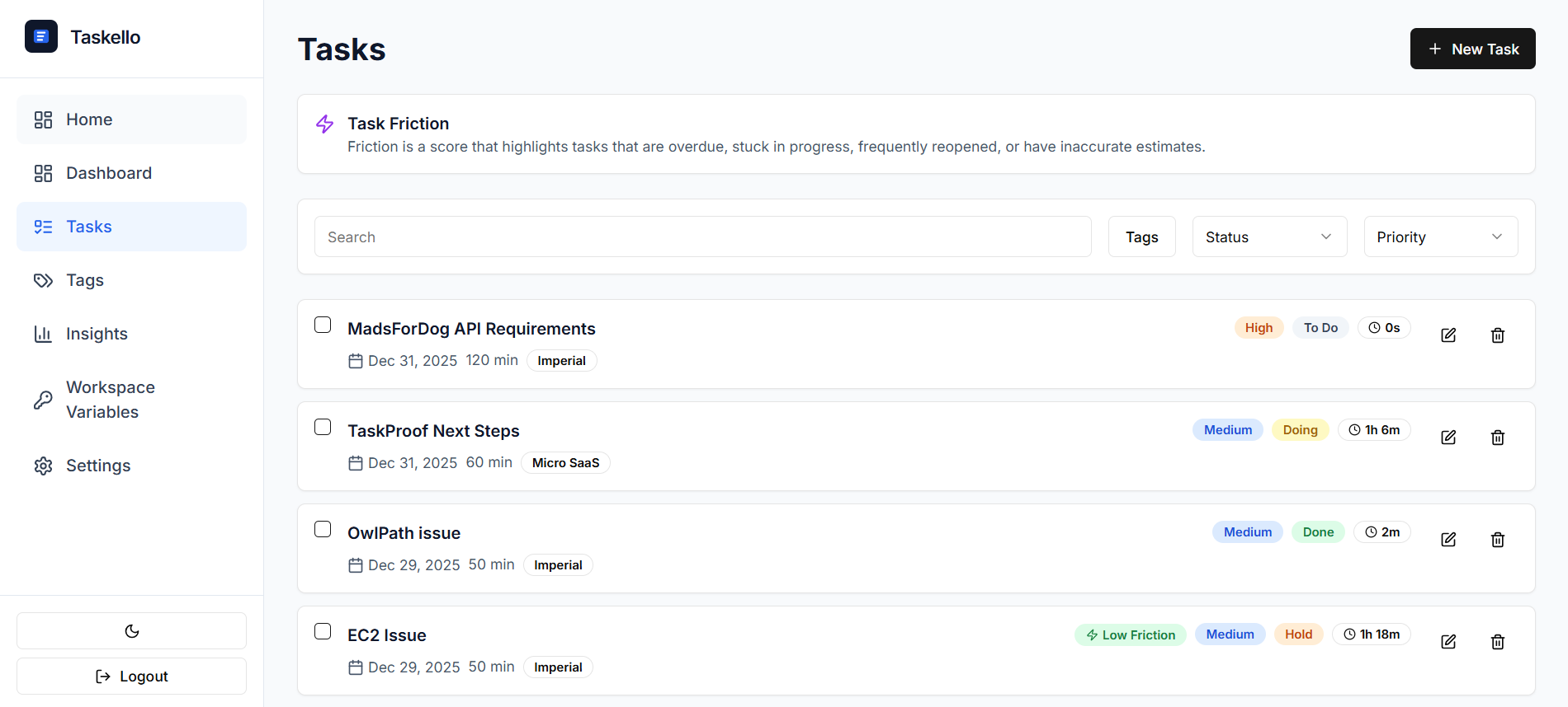 Taskello - Screenshot 4 showing product features and functionality