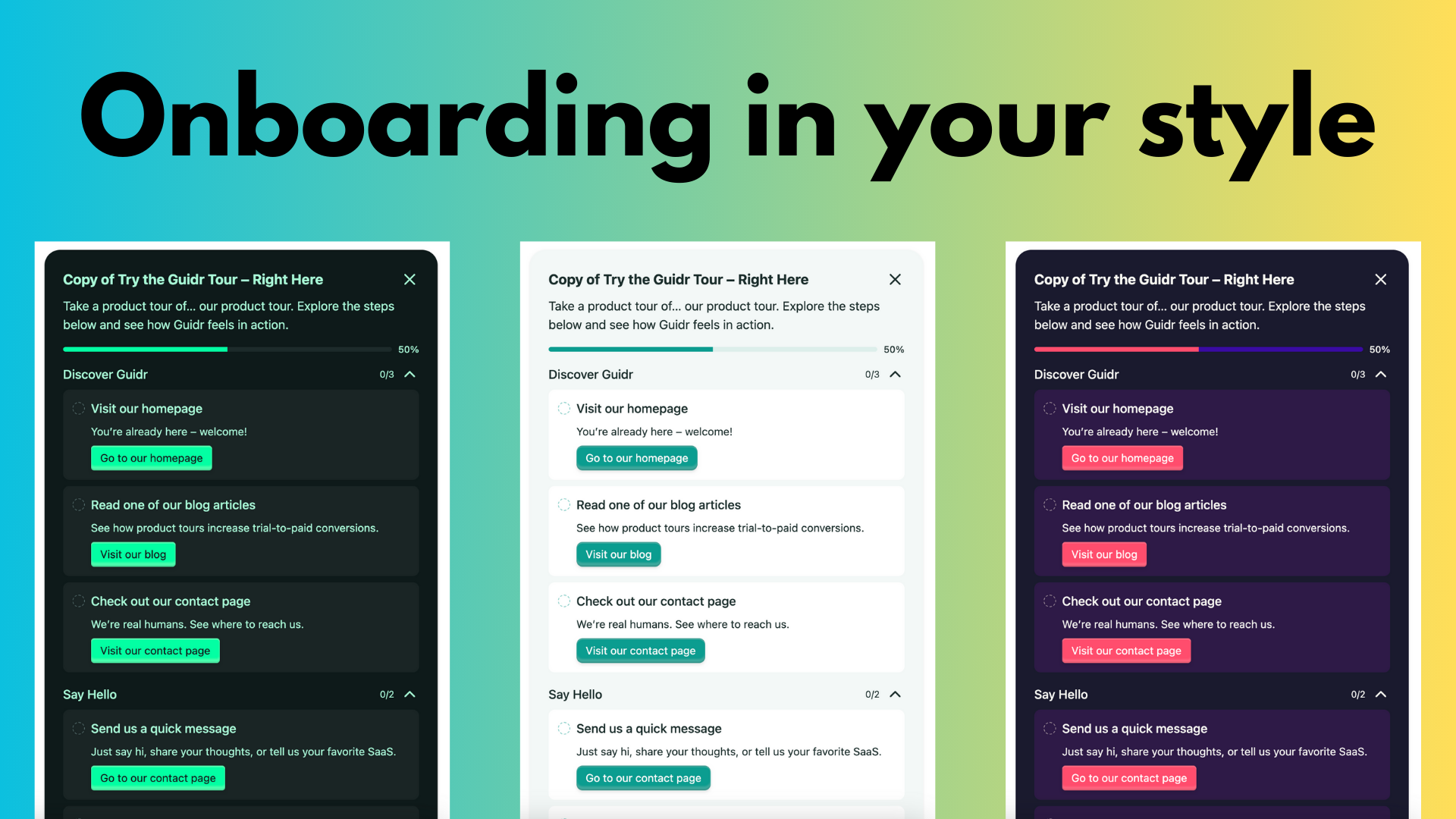Guidr – No-Code Product Tours for SaaS - Screenshot 2 preview