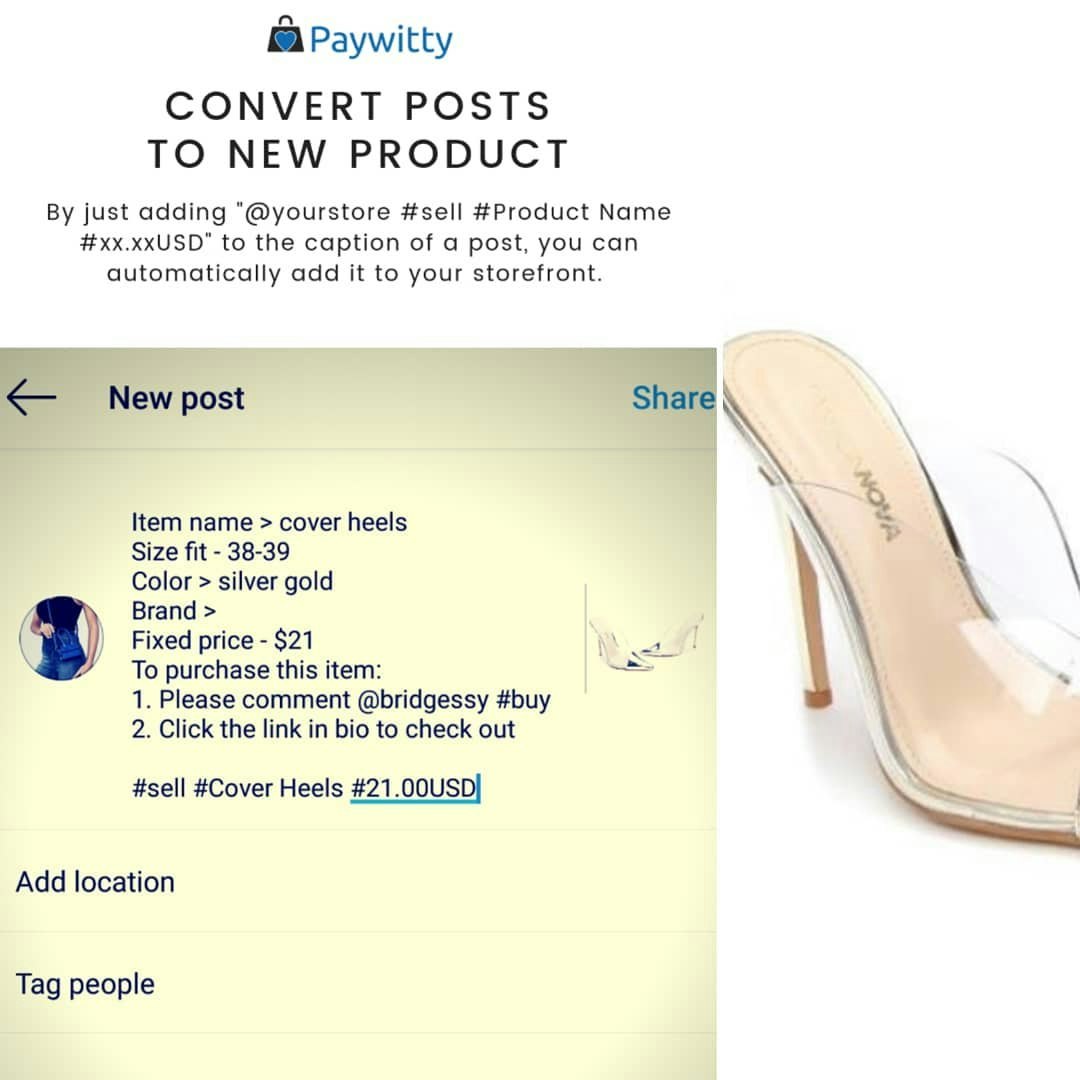 Paywitty - #1 Instagram Sales Tool gallery image