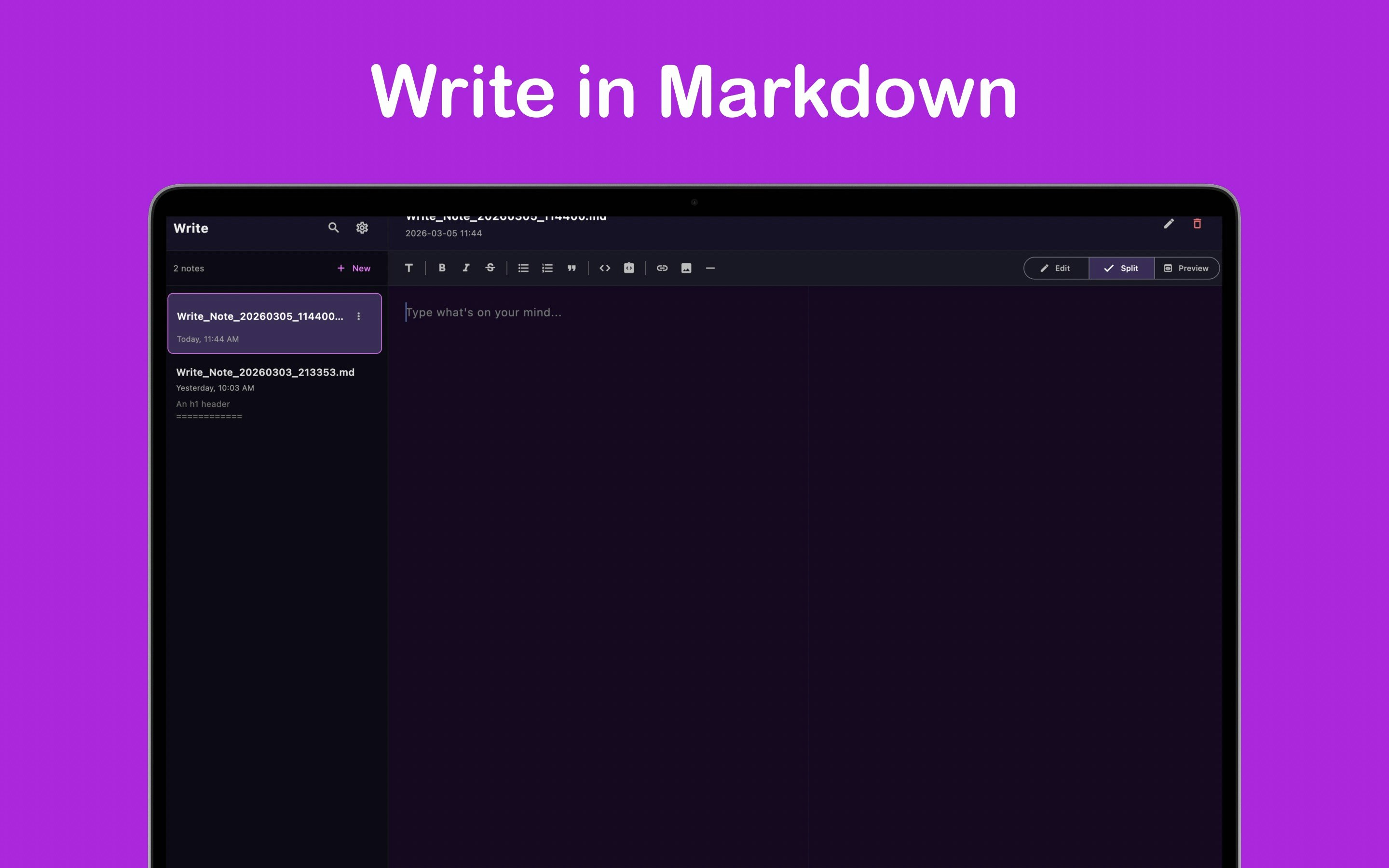 WriteTray gallery image