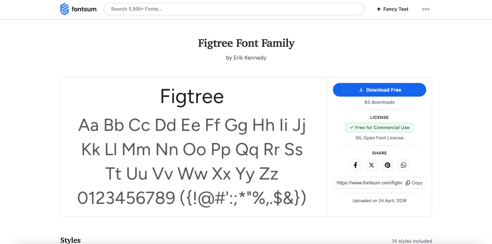 Fontsum screenshot 5