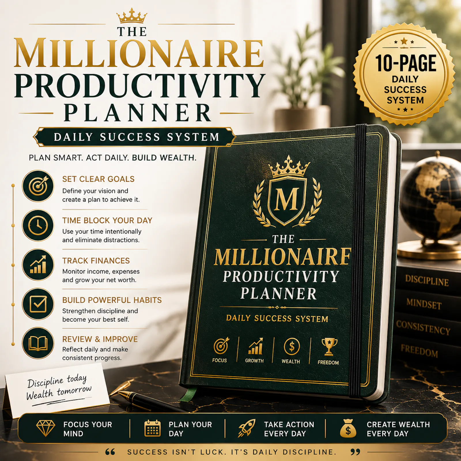 The Millionaire Productivity Planner  screenshot 1