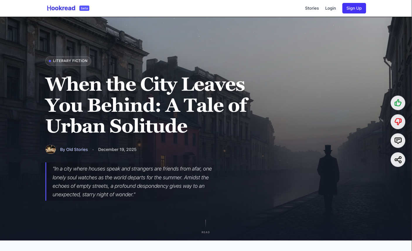 Hookread - Screenshot 2 showing product features and functionality
