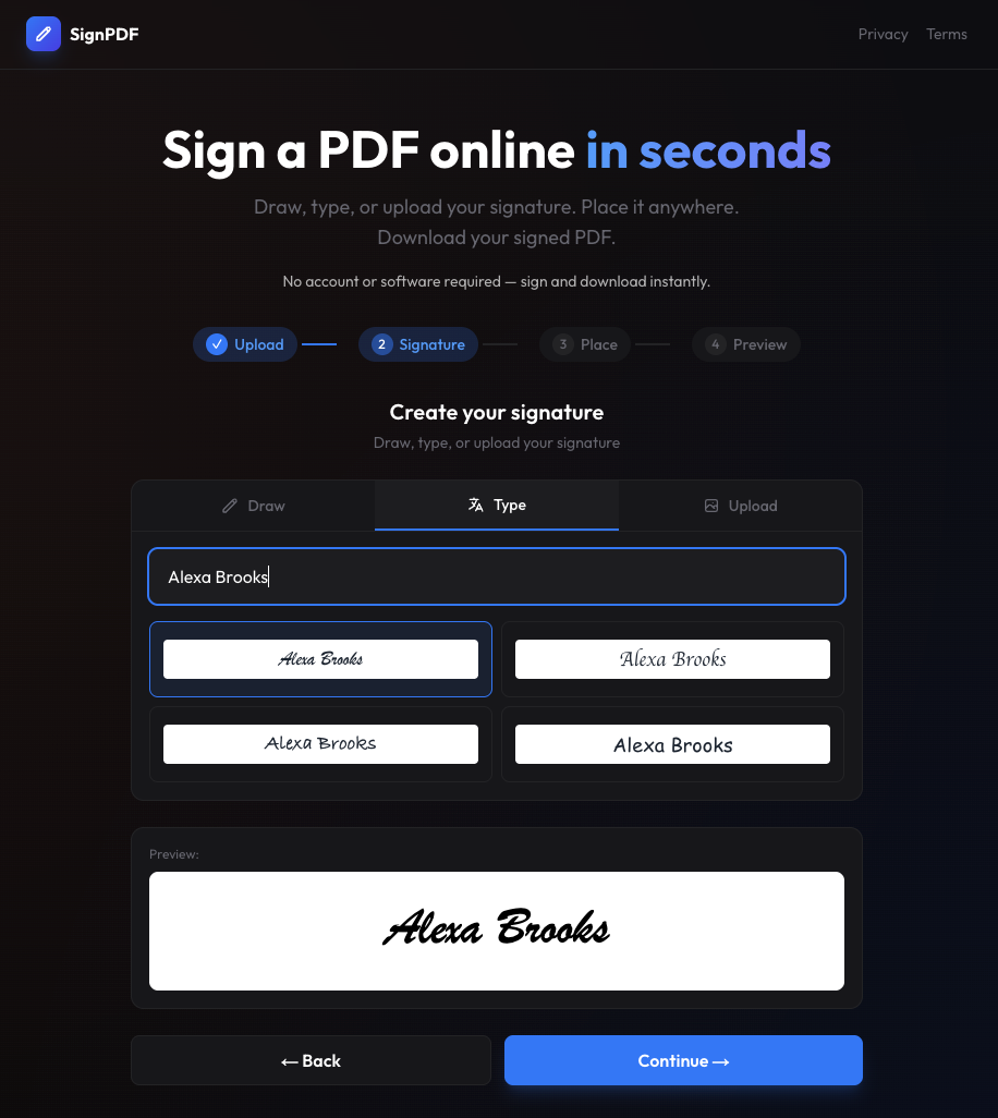 SignPDF.fit gallery image