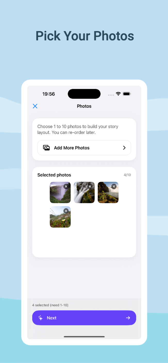 Capto: AI photo stories for IG - Screenshot 2 preview