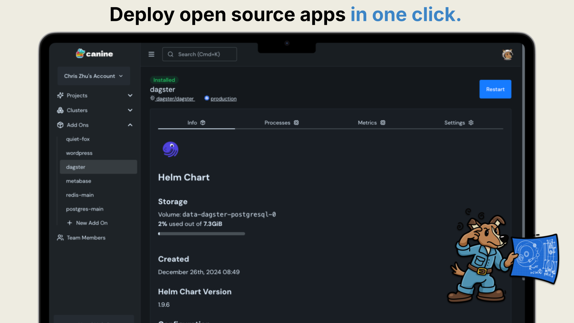 Canine - Host with the power of Kubernetes, simplicity of Heroku media 6