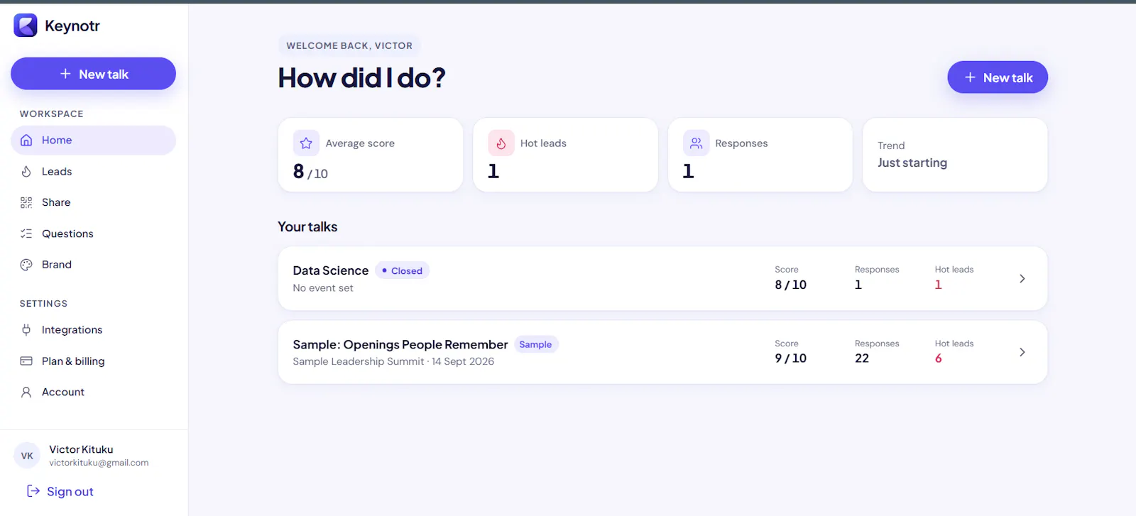 Turn your talks into real opportunities screenshot 1