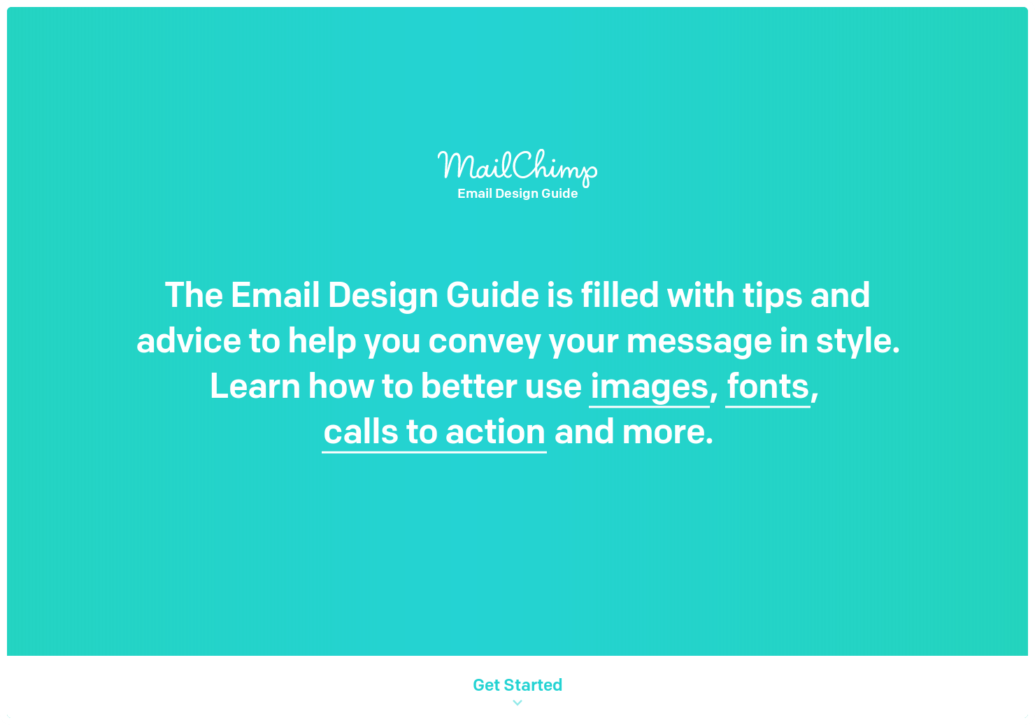MailChimp Email Design Guide