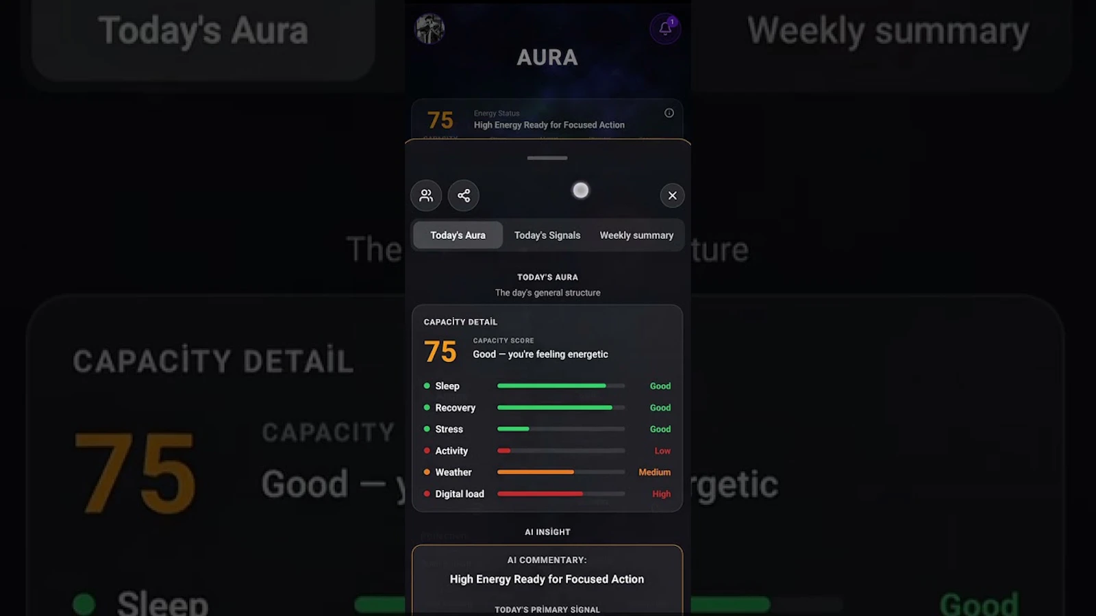 AURA screenshot 1 (video preview)