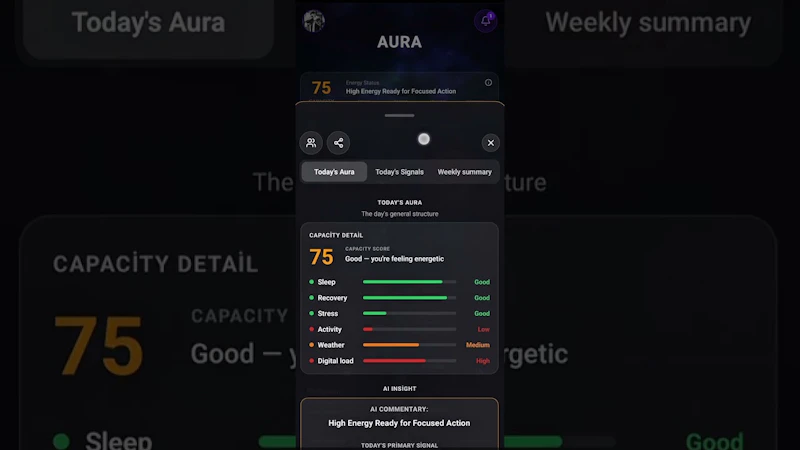 AURA screenshot 1 (video preview)