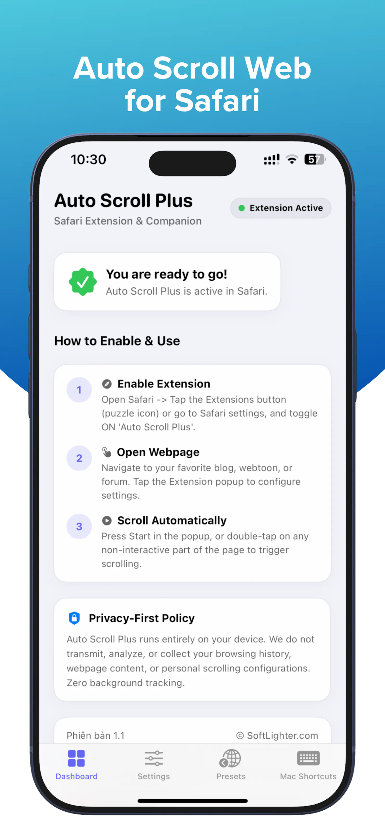 Auto Scroll Plus  screenshot 4