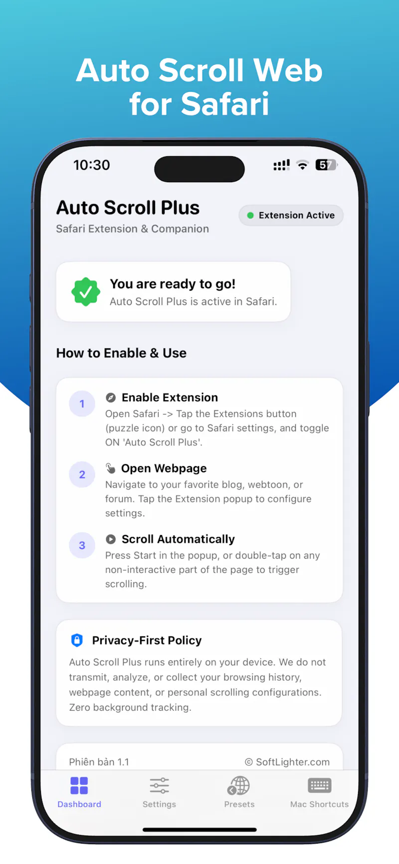Auto Scroll Plus  screenshot 4