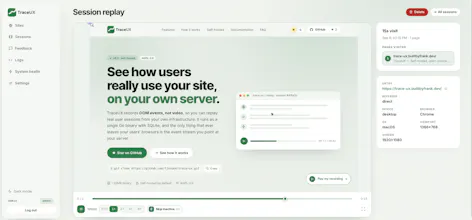 Trace UX gallery image