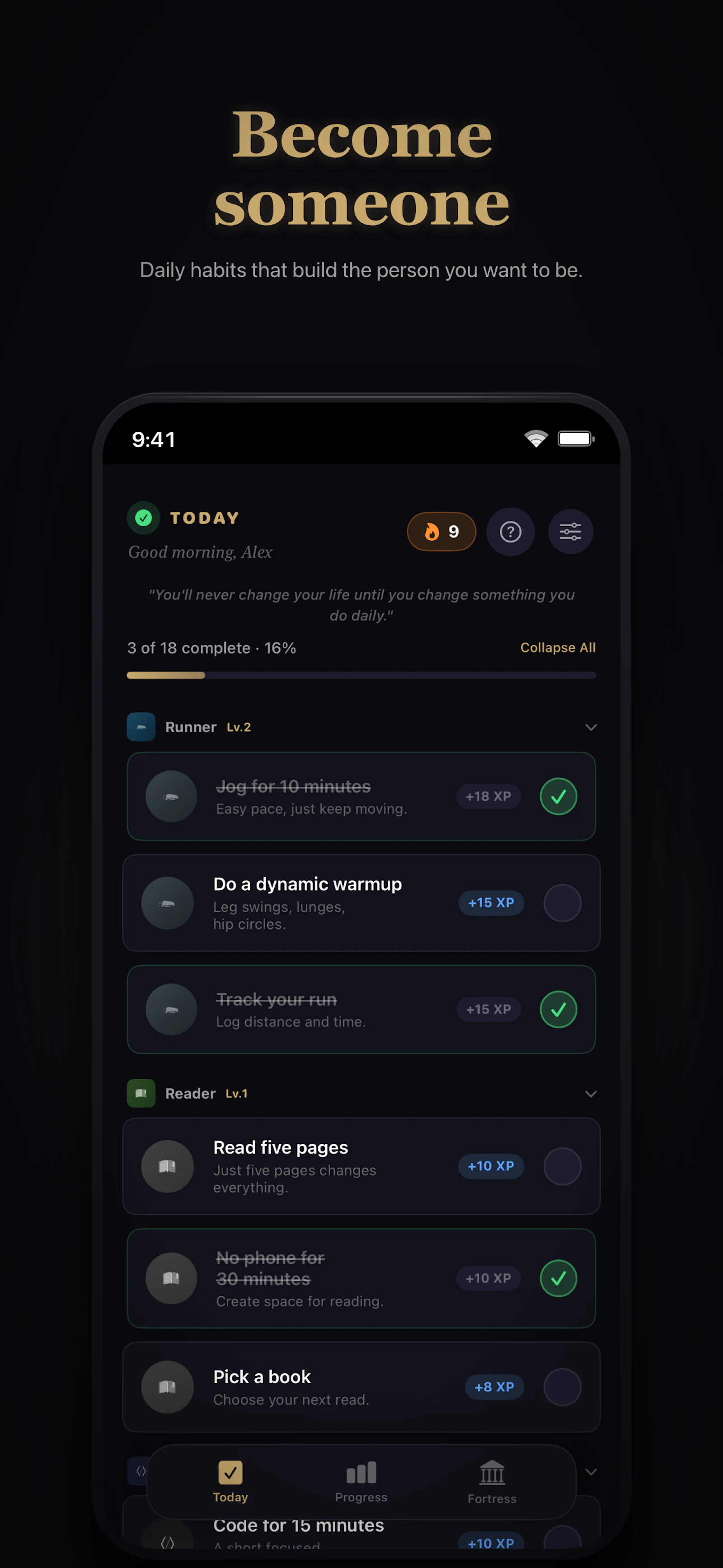 Level Habits screenshot 3