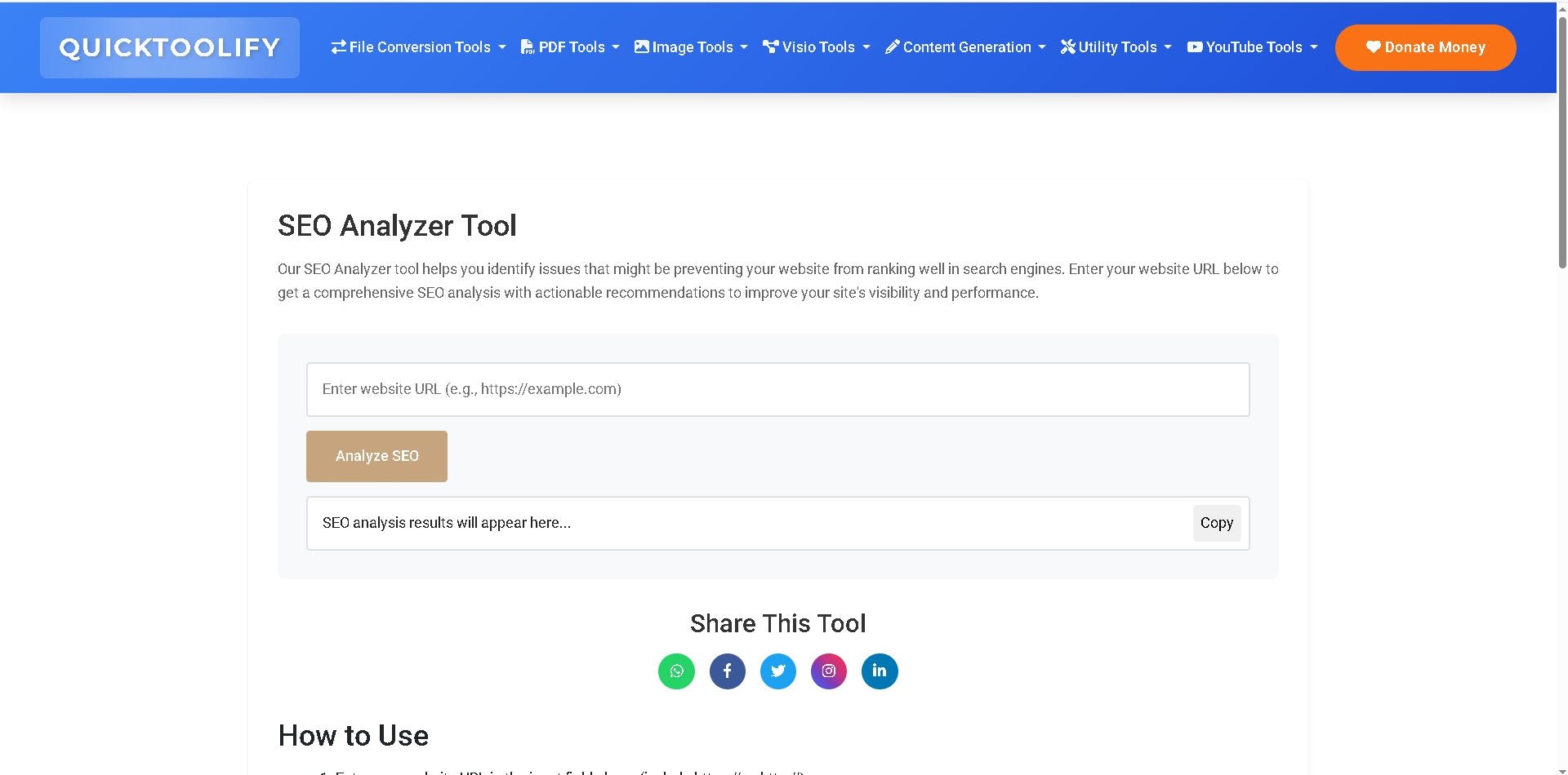 وسائط QuickToolify All-in-One Online Tool Hub - 100 أدوات مجانية للصور والنص و PDF والمزيد - لا يوجد تسجيل! 8