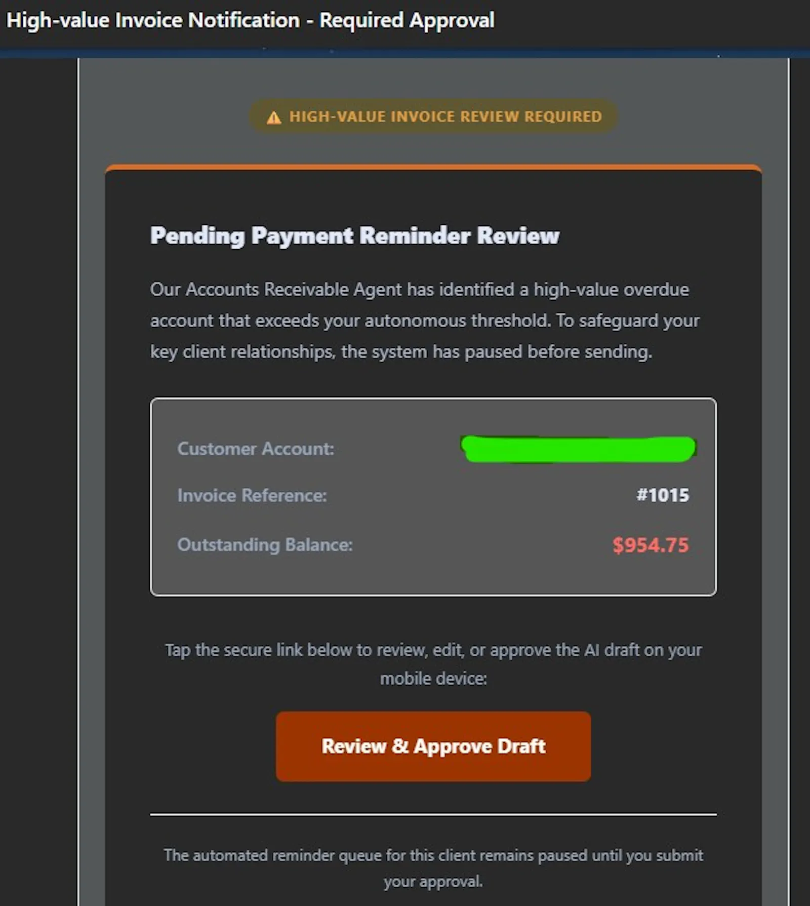 AutomateNow AR Escalation Engine screenshot 3