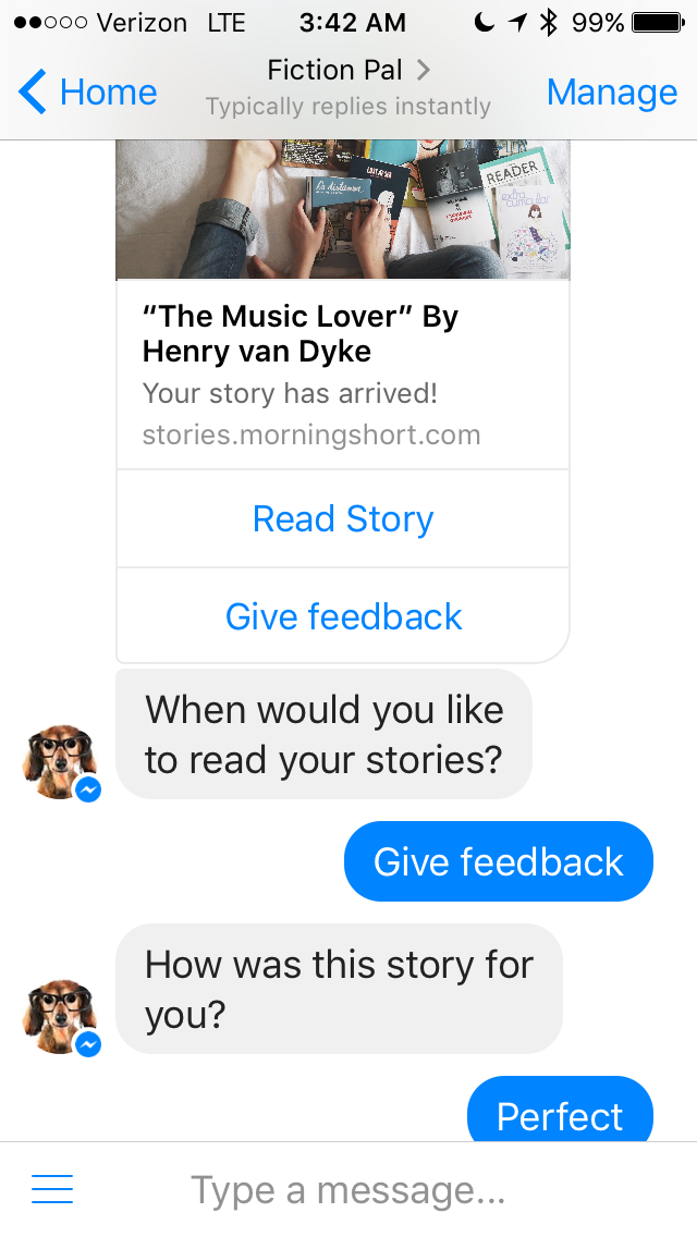 Fiction Pal Bot gallery image