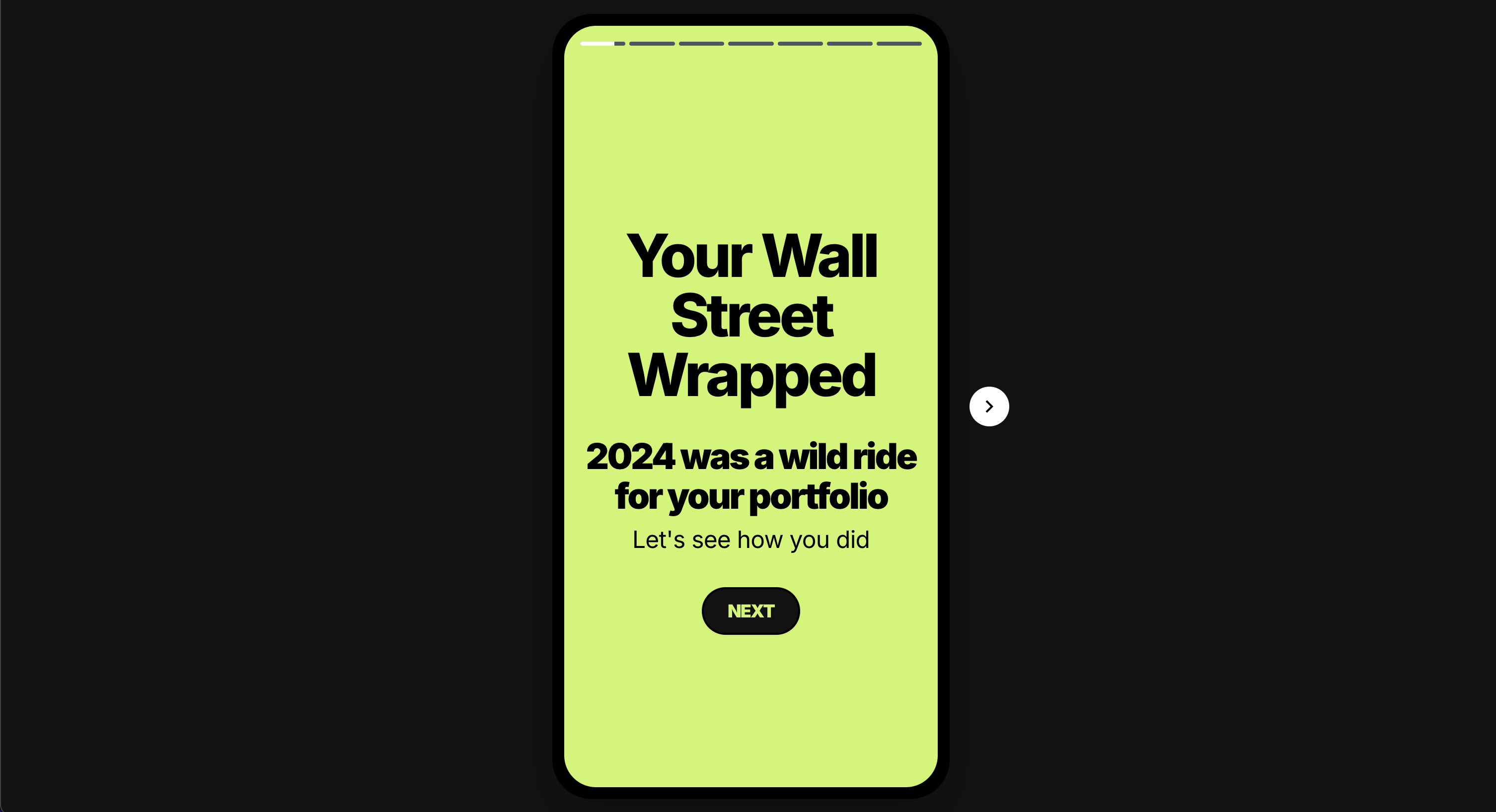 startuptile Wallstreet Wrapped-Spotify wrapped for your stock trades