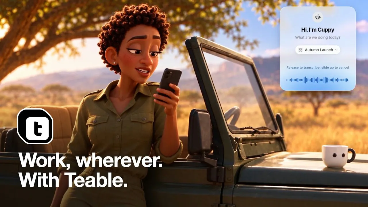 Teable Mobile gallery image