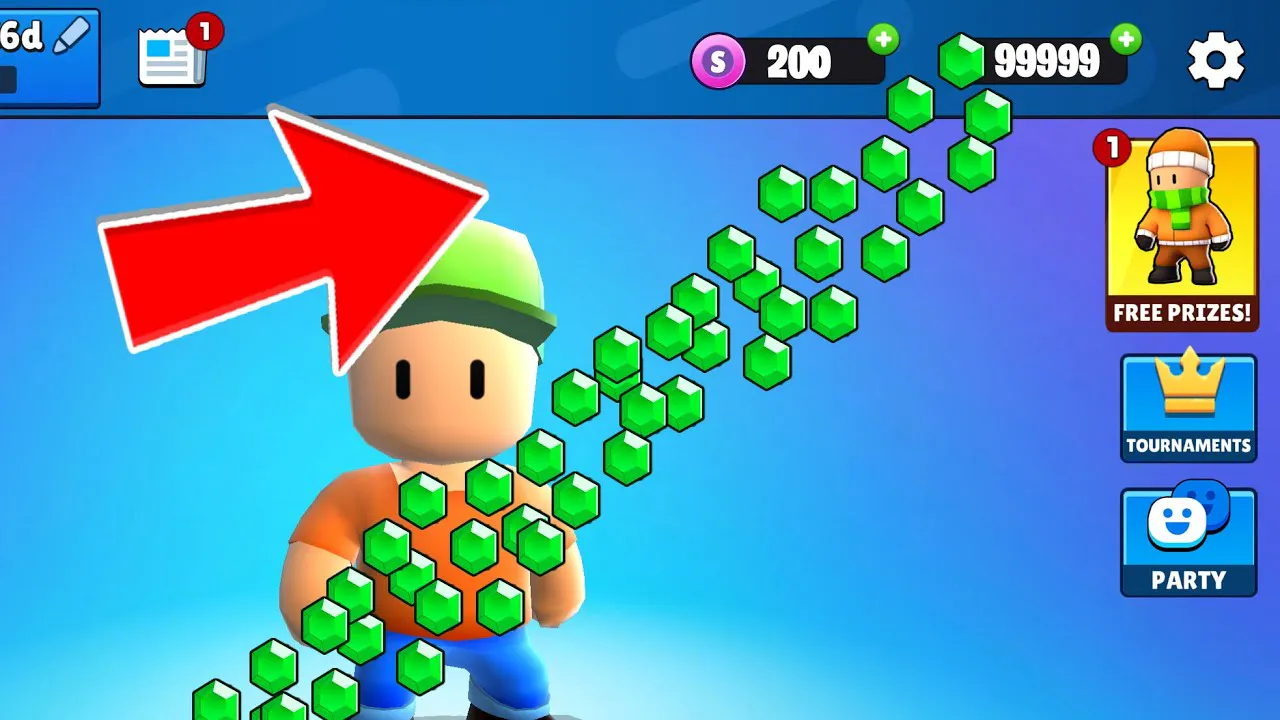 Stumble Guys Free Gems Generator Tested gallery image