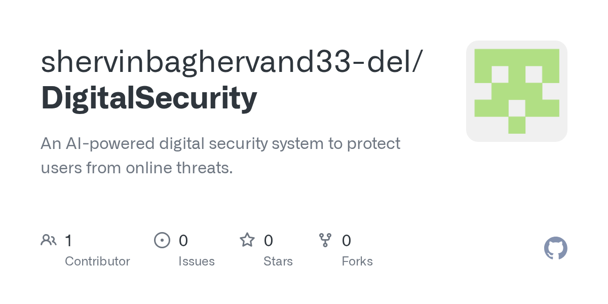 DigitalSecurity - Main screenshot showing features and interface