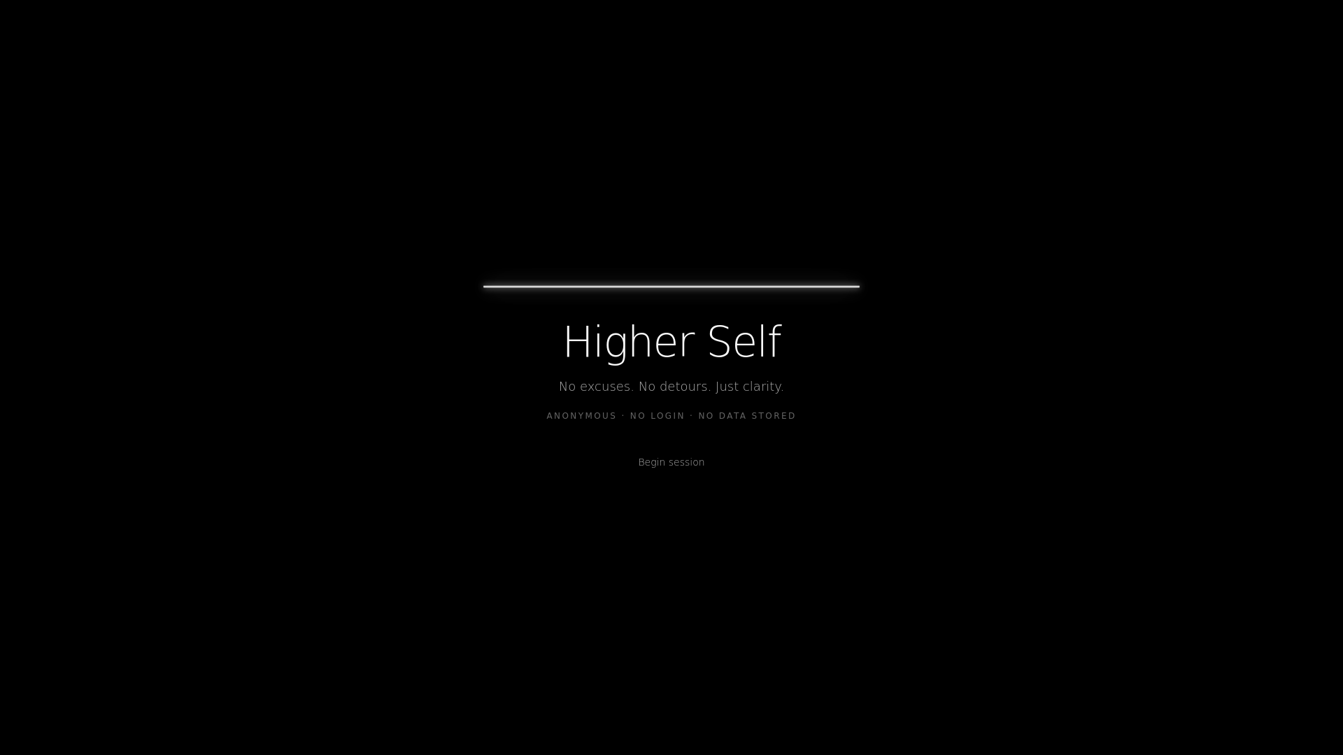 Higher Self -No excuses. Just clarity. gallery image