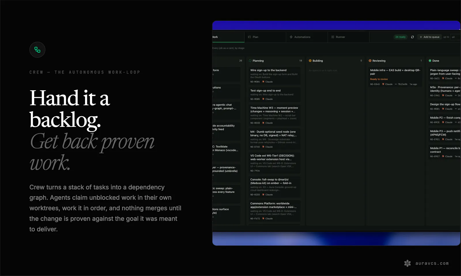 Aura: Agents + Git + Intent Open Source screenshot 5