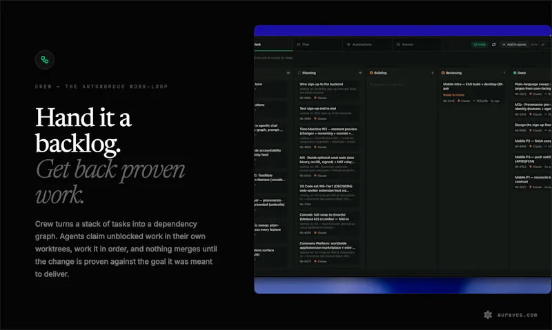Aura: Agents + Git + Intent Open Source screenshot 5