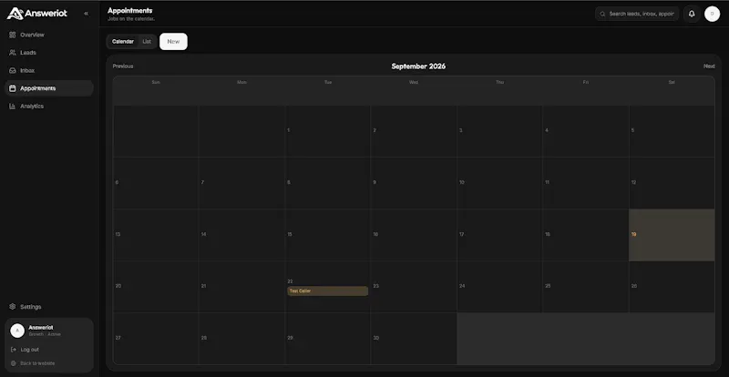 Answeriot — Missed Calls to Jobs screenshot 5